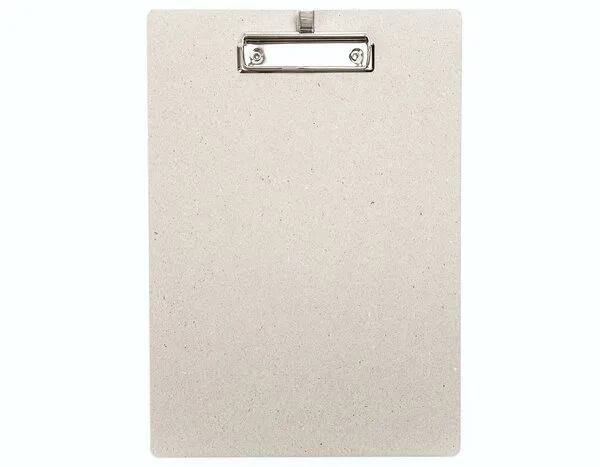 tyyp tyyp Klemmbrett DIN A4 – 100% Recyclingpapier, Öko (grau), – Produktbild 1 von 4