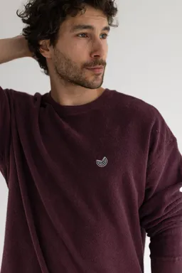 TWOTHIRDS TWOTHIRDS Herren vegan Sweatshirt Kilda Zinfandel – Produktbild 1 von 1