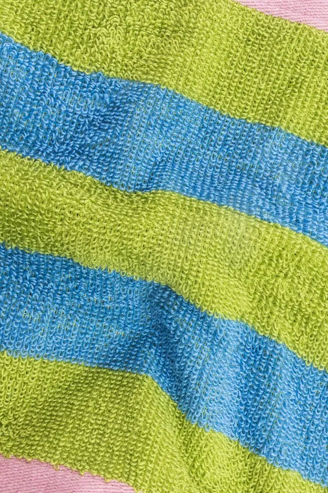 Tranquillo Tranquillo Spültuch Frottee-Abwaschtuch ZESTLINE 22x22 cm saugfähig, schonendes Material, aus 100 % GOTS-zertifizierter Biobaumwolle, streifenfreie Oberflächen, Bunt, – Produktbild 3 von 5