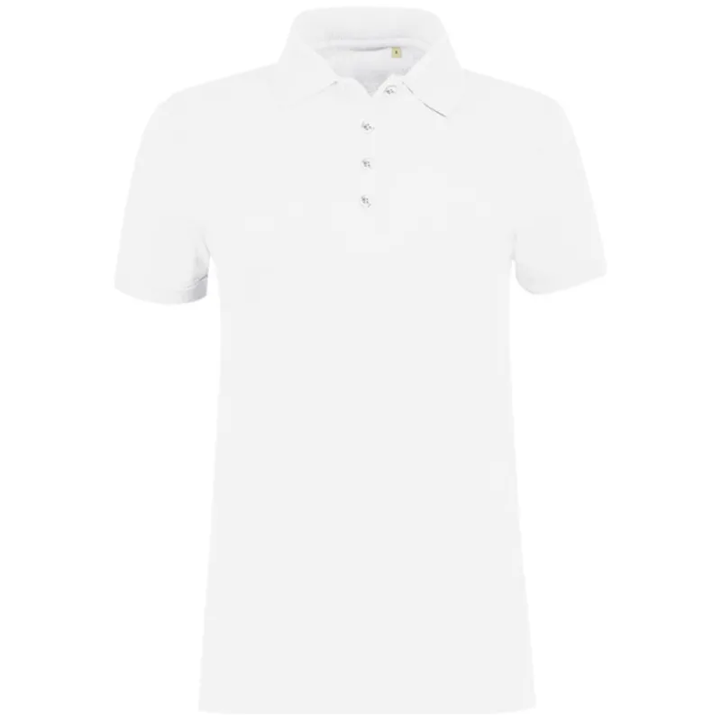 HAKRO HAKRO Poloshirt Damen Heavy MIKRALINAR ECO #303 Gr. S weiß – Produktbild 1 von 1