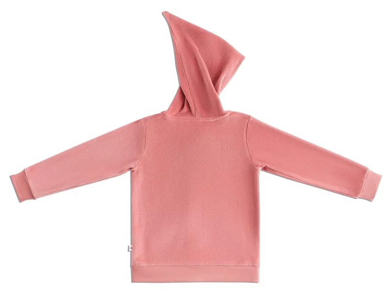 Leela Cotton Leela Cotton Baby und Kinder Jacke mit Kapuze Nicky, Rosa, – Produktbild 2 von 2