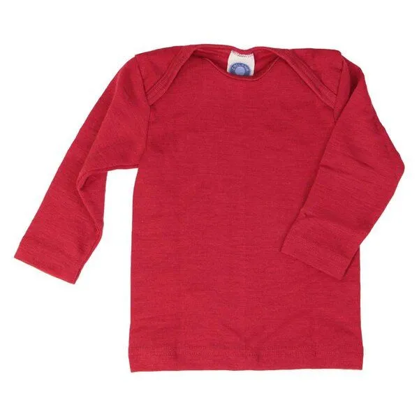 Cosilana Cosilana Baby Schlupfhemd Wolle Seide, Rot, – Produktbild 1 von 1