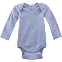 Living Crafts Living Crafts Baby Body Langarm Bio-Baumwolle blau-melange Gr. 98/104 – Produktbild 1 von 1