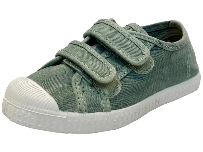 Natural World Natural World Kinder Schuhe Sneaker mit Klettverschluss, Blau, – Produktbild 1 von 1