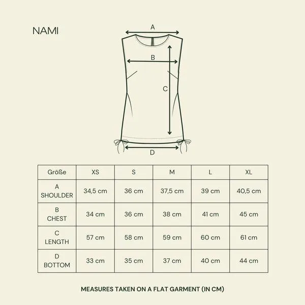NORDLICHT NORDLICHT Ripptop Nami, Gelb, – Produktbild 4 von 4