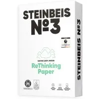 Steinbeis 500 Blatt Steinbeis Recycling-Kopierpapier "No.3, PureWhite" DIN A4 – Produktbild 1 von 1