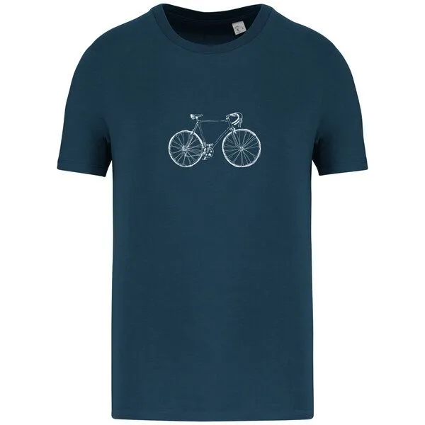 Greenspired Greenspired Basic Bio T-Shirt Vintage Bike Nr. 4 ( 155g/m²) XXS - 5 XL, Taubenblau, – Produktbild 1 von 1