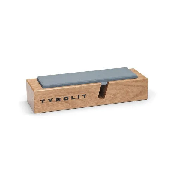 4betterdays 4betterdays Messerschärfer Kompakt mit Keramikschleifstein und Holzhalterung – Produktbild 2 von 4