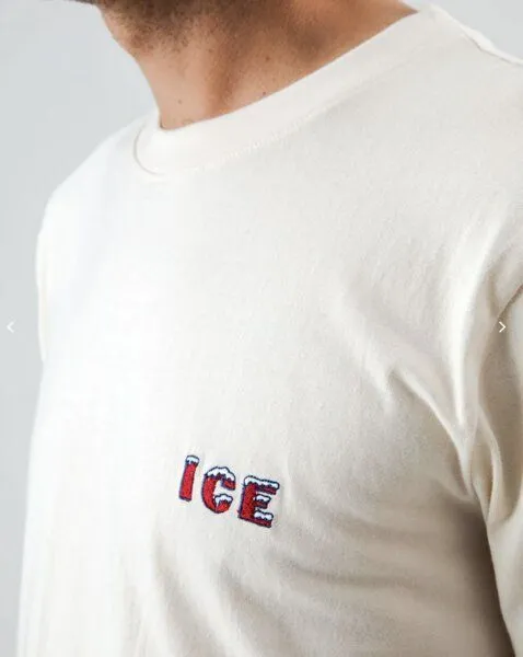 Brava Fabrics Brava Fabrics Ice Brava T-shirt Ecru – Produktbild 4 von 4