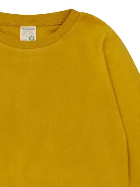 loud + proud loud + proud Kinder Fleece-Sweatshirt, GOTS-zertifiziert, Curry(gelb), – Produktbild 1 von 3