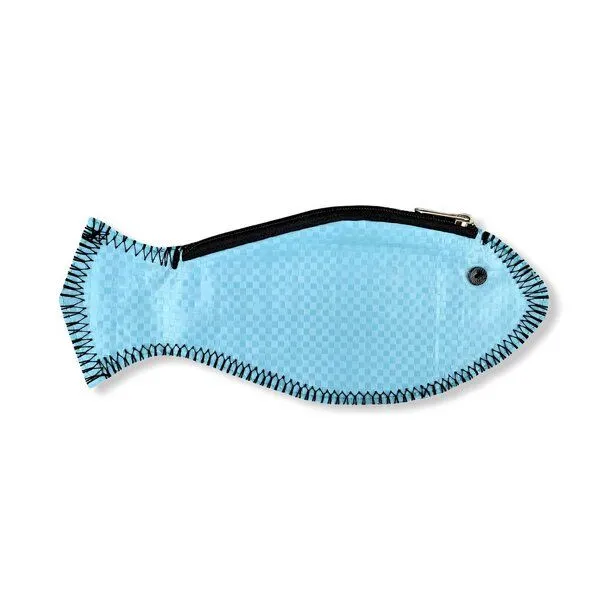 Beadbags Beadbags Fisch Geldbörse Ri80 recycelter Reissack, Hellblau, – Produktbild 2 von 4