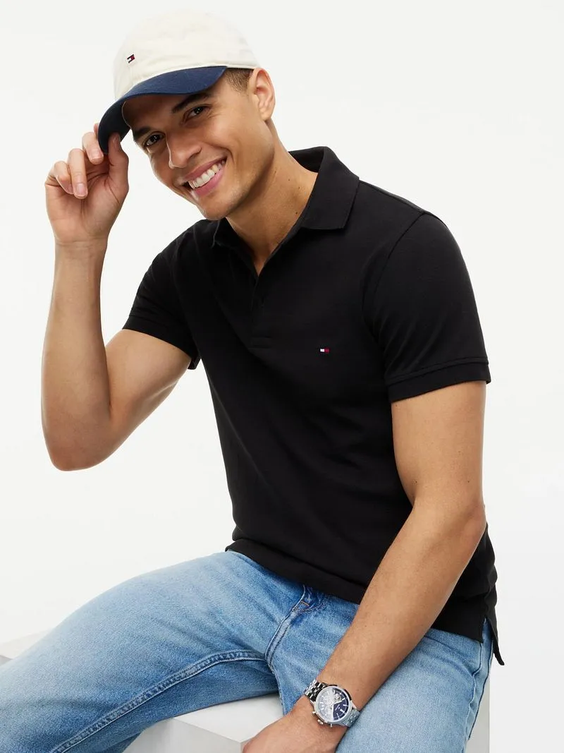 Tommy Hilfiger Tommy Hilfiger 1985 Polo Shirt Schwarz - Größe XL, Schwarz, – Produktbild 1 von 5