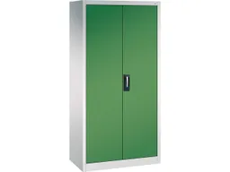 C+P C+P Stahlschrank mit Flügeltüren "Acurado" H1950xB930xT500 mm, Lichtgrau/Resedagrün – Produktbild 1 von 1