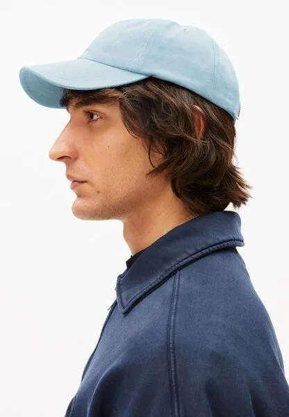 ARMEDANGELS ARMEDANGELS YENAAS BOLD Unisex Kappe aus Bio-Baumwolle, Blue glow, – Produktbild 3 von 4
