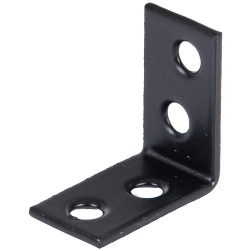 Alberts ALBERTS Stuhlwinkel, verzinkt, schwarz, TxHxB 25x25x14 mm – Produktbild 1 von 1