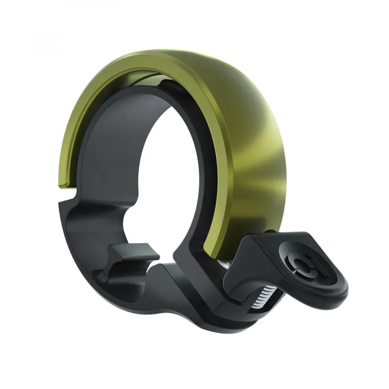 Knog Knog Oi Classic Large Fahrradklingel - 23,8 bis 31,8mm, Schwarz,grün, – Produktbild 3 von 3