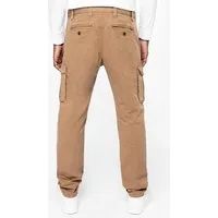 YTWOO YTWOO Herren Cargohose aus Bio-Baumwolle und Elasthan, Camel, – Produktbild 2 von 5