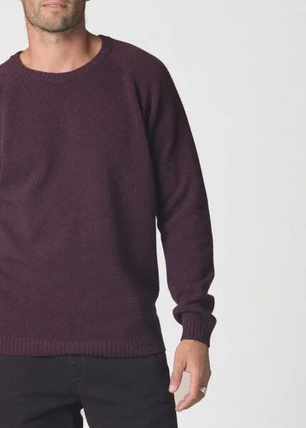 Klitmøller Collective Klitmøller Collective Lammwolle-Strickpullover - Ole Knit - mulesingfrei, Burgundy (rot), – Produktbild 4 von 4