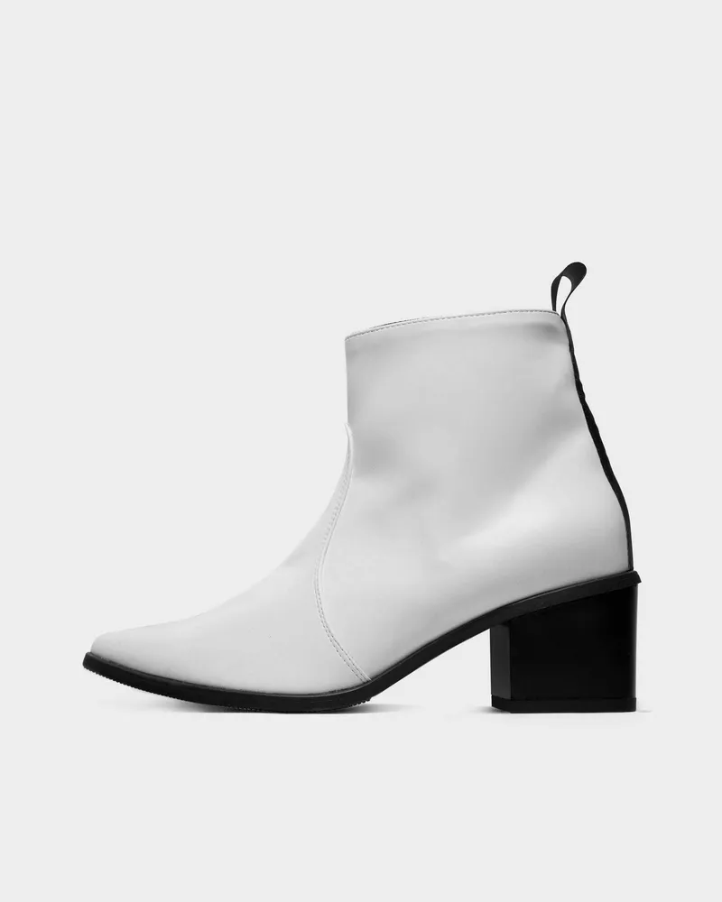 BOHEMA BOHEMA Damen vegan Stiefeletten Swan No.1 Weiß, Weiß, – Produktbild 1 von 2