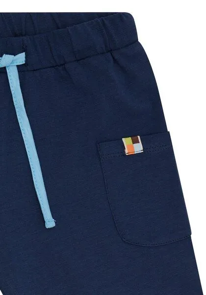 loud + proud loud + proud Babys & Kinder Hose Slub Jersey, GOTS-zertifiziert, Ultramarine(blau), – Produktbild 2 von 2