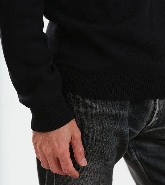 Gary Mash GARY MASH Strickpullover James aus Biobaumwolle, Schwarz, – Produktbild 3 von 4