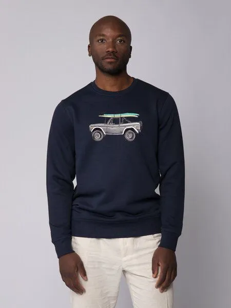 watapparel watapparel Sweatshirt Unisex Surf Pickup, French navy, – Produktbild 2 von 4