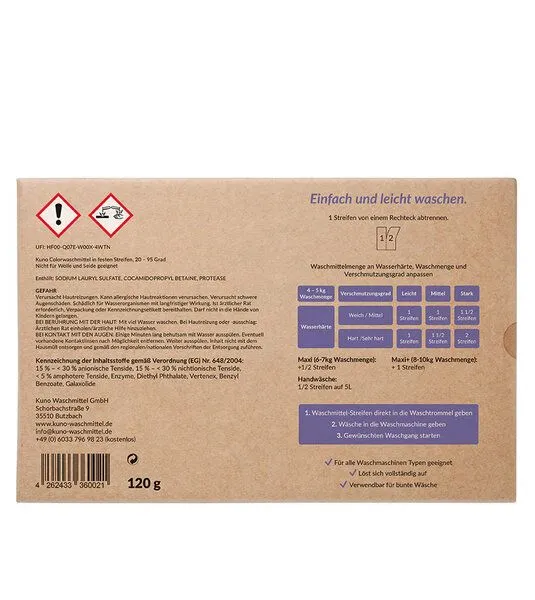 Kuno Kuno 60er Color Waschmittelstreifen für bunte Kleidung – Produktbild 4 von 4
