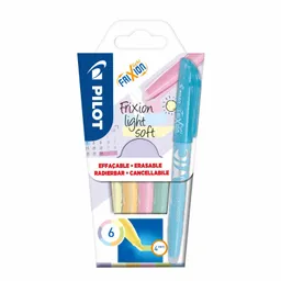 Pilot Pilot 6er-Set Textmarker "Frixion Light Soft" farbig sortiert – Produktbild 1 von 1