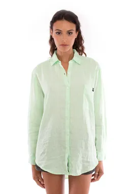 RAVENS VIEW IBIZA RAVENS VIEW IBIZA Damen vegan Shirt Monet Mintgrün – Produktbild 1 von 1