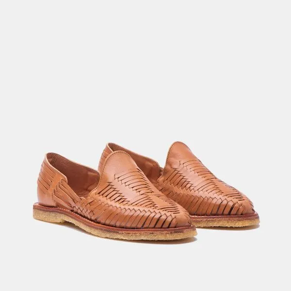 CANO CANO Huarache Slipper Mara Natural, Cognac, – Produktbild 4 von 4