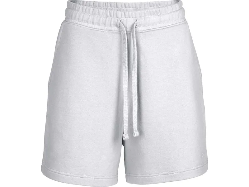 MELA MELA Bio-Damen-French-Terry-Short 'AARANY' mit Kordelzugbund, grau melange, Gr. L – Produktbild 1 von 1