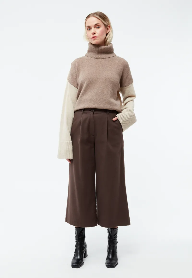 Givn Berlin Flanell Culotte Modell: Tamara, Brown, – Produktbild 1 von 1
