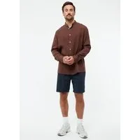 Givn Berlin Givn Berlin Shorts GBPASCAL aus Bio-Baumwoll Seersucker, Midnight blue (structure), – Produktbild 1 von 1