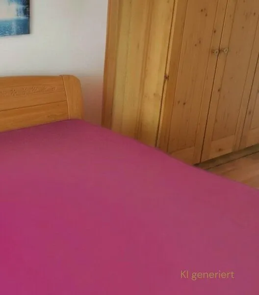 körber mode körber mode Bettlaken reiner europäischer Hanf, Betttuch Einzelbett 90x200, Pink, – Produktbild 1 von 2