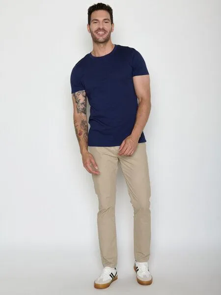 GreenBomb GREENBOMB Basic T-Shirt Guide, Navy, – Produktbild 4 von 4