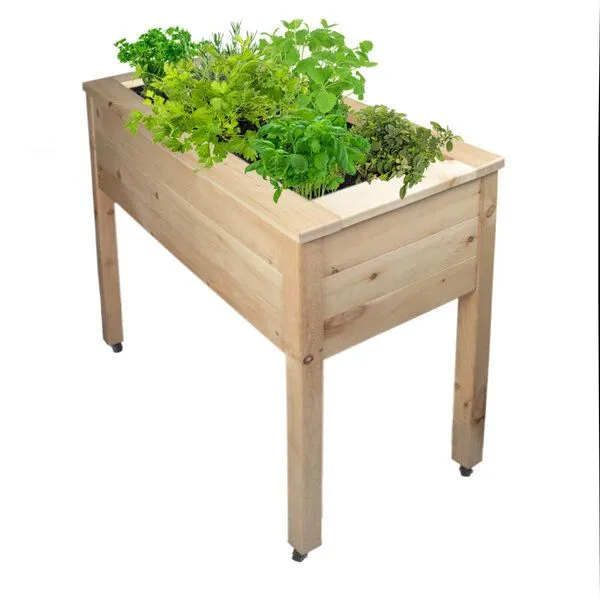 4betterdays 4betterdays Kräuterhochbeet aus Lärchenholz oder Zirbenholz -echte Handarbeit – Produktbild 1 von 4