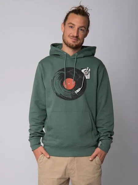 watapparel watapparel Hoodie Unisex Schallplatte, Green bay, – Produktbild 1 von 4