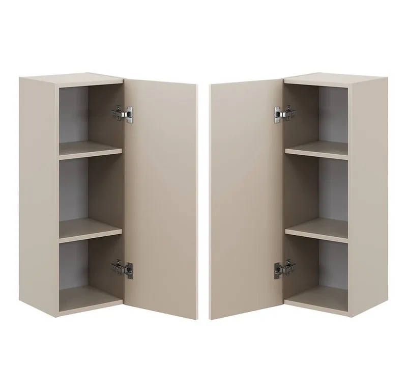 Lomadox Hängeschrank DURANGO-56 Badschrank Wandschrank, kaschmir, ca. 30/80/26,6cm, Braun, – Produktbild 2 von 4