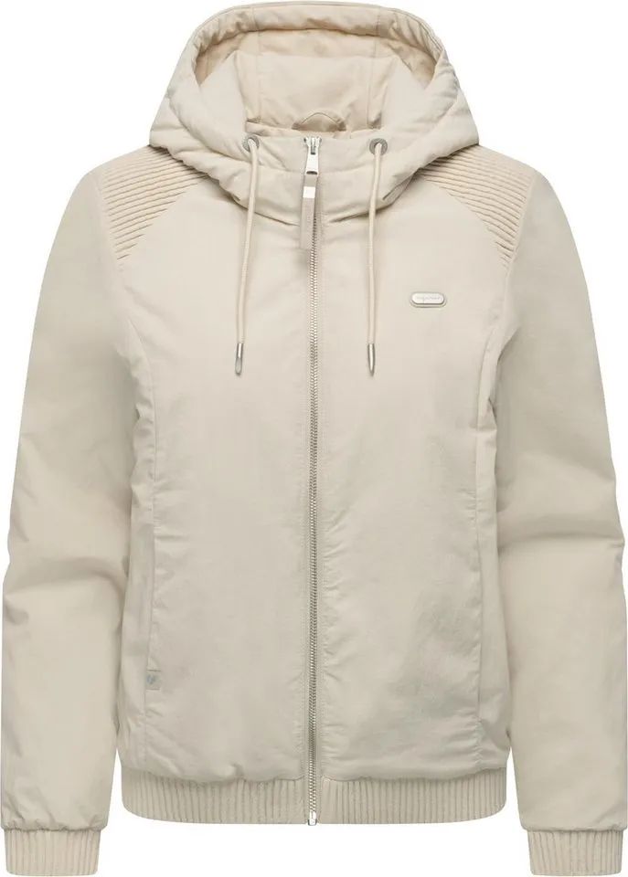 ragwear ragwear Bomberjacke Chinta Warm YOUMODO Warme Übergangsjacke mit elastischen Bündchen, Braun, – Produktbild 2 von 5