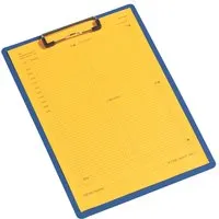 FolderSys Klemmbrett blau aus PP, 1,5mm – Produktbild 1 von 1