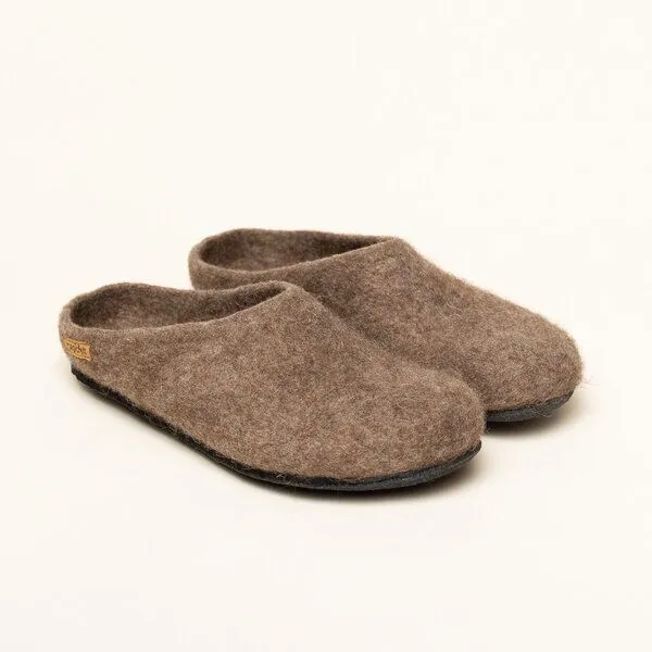 Magicfelt Magicfelt Filz-Hausschuh 719 aus 100% seltenen Wollen Pantoffel für Damen & Herren, Shetlandschaf, – Produktbild 1 von 4