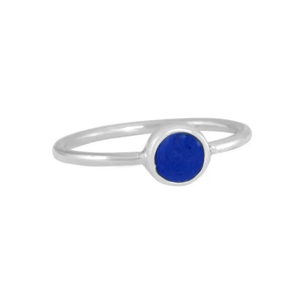 pakilia pakilia Damen-Ring 'Redondo Lapizlazul' #7 925 Sterling-Silber – Produktbild 1 von 1