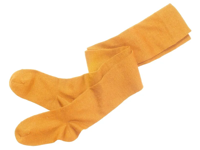 grödo Kinder Strumpfhose Bio-Schurwolle Bio-Baumwolle messing Gr.7-8, Gelb, – Produktbild 1 von 1