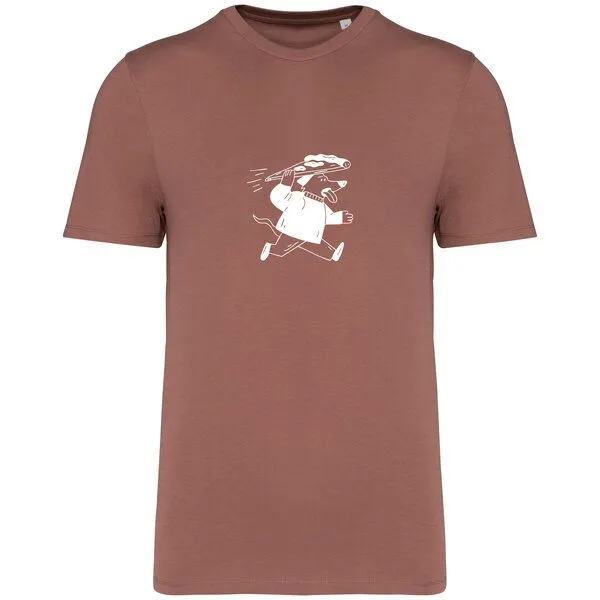 Greenspired Greenspired Basic Bio T-Shirt Pizzadog Nr. 4 ( 155g/m² XXS - 5 XL, Sienna, – Produktbild 1 von 1