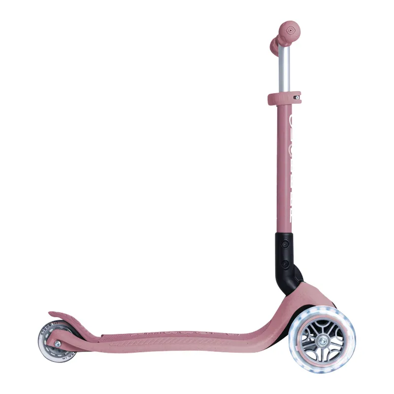 Globber Globber Scooter Junior Foldable Lights ECO, Rosa, – Produktbild 3 von 4