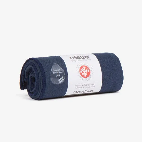 Manduka Manduka Handtuch eQua, Midnight (dunkelblau), – Produktbild 3 von 4