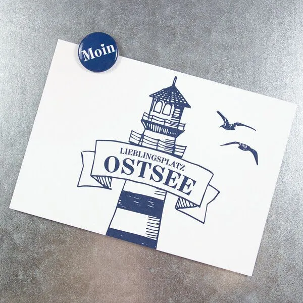 Bow & Hummingbird Bow & Hummingbird Postkarte Ostsee – Produktbild 2 von 2