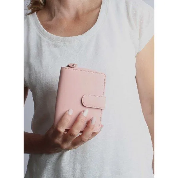 Vargu Vargu Echtleder Geldbörse VINEM 1-A mono, Light pink, – Produktbild 3 von 4