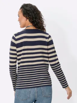 Witt Ringelshirt marine-sand-geringelt – Produktbild 1 von 1