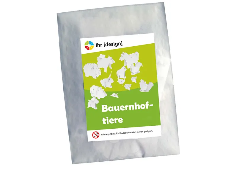 Bastelbogen 'Bauernhoftiere' – Produktbild 1 von 1